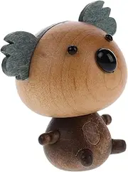 LOORGVEL Cute Car Dashboard Ornament Bobblehead Animal Craft for Car Interior Decoration Adorable Figurine Home Decor Fun and Entertaining Spring Design Unique Accessory