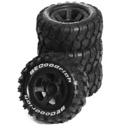 4PCS Upgraded Tires Wheels for Rlaarlo MJX HBX 1/14 1/16 High Speed Racing RC Cars Vehicles Models Spare Parts W193
