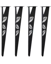 Leaf Pattern Metal Dining Table Legs 28” Console Table, Desk, Furniture Legs NEW
