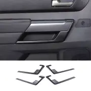 4PCS ABS Matte Black Interior 4-Door Handle Trim For Toyot-a Tundra 2022-2023 (for: Toyota)