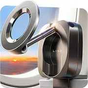 LISEN Travel Essentials Airplane Phone Holder for MagSafe Accessories, Handsfree Airport Essentials Plane Phone Holder Travel Gadgets Long Flight Must Haves for MagSafe Car Mount fits iPhone 16 Tesla