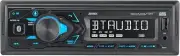 Jensen MPR210 7 Character Bluetooth Single DIN Car Stereo Receiver - Black