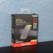 NEW SanDisk Extreme Portable USB 3.2 Gen 2 Type-C External SSD V2 - BLUE