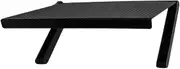 TIDTALEO 1Pc Router Stand Television Screen Shelf Punch Storage Bracket for Home Office Classroom Sturdy Design Easy Install High Bearing Weight Black
