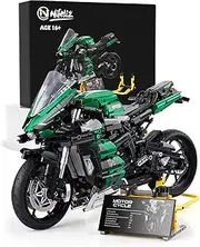[Nifeliz] H2 Model Building Kit - Large Motorcycle Display Set, Gift Idea for Adults (2088 PCS)