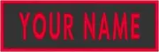 Custom Embroidered 3" x 3" Name Tag Patch Tactical W/ VELCRO® Brand Fastener