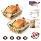 Versatile 4-Pc Borosilicate Glass Set with Airtight Lids - 10 Cups Capacity
