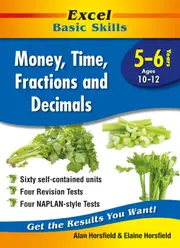 Excel Basic Skills: Money, Time, Fractions and Decimals Years 5-6