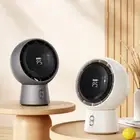 Compact Bladeless Fan Desktop Electric Air Cooler Quiet Operation 5 Speed Wind
