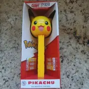 Giant Pikachu Pez Candy Roll Dispenser with Candy. New In Box.