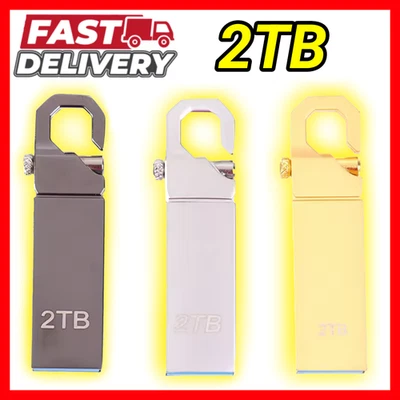 2TB USB 3.0 Flash Drive High Speed U Disk Memory Stick External Storage Hook
