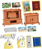 Miniature Furniture Models 1:12 Scale Dollhouse Decor Mini Ornament Set