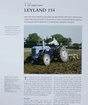 Leyland Tractor Picture Article Sheet Out of Print Farm Wall Art Decor Display