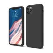 iPhone 11 Compatible Case Cover With Liquid Silicone - Black