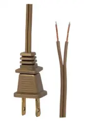 B&P Lamp Metallic Gold Color Lamp Cord Set