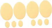 [Minkissy] 2sets Oval Makeup Puff Powder Puff Foundation Sponge for Dry Wet Makeup Compact Powder Applicator Set 5pcs*2