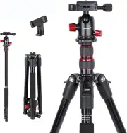M5 Travel Camera Tripod,Lightweight Aluminum Tripod Compact Portable Stand with
