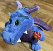 Aurora Blue Dragon 7" Plush Toy Animal Legendary Friends, Roars Softly