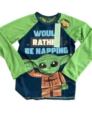 Boys size 10/12 Lego Star Wars Pajama PJ Top Shirt Long Sleeve Lounge Sleepwear