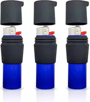 FlameNest Waterproof Bic Lighter Case for Hiking, Camping, Travel, and Emergency Preparedness (3 Pack)