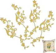 SMASOLO 5 Pairs Decorative Embroidery Patches for Clothing Jeans Bags Adorable Iron Appliques Safe Durable Material for Repairing Embellishing Clothes