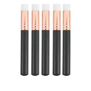 5 Pcs Makeup Brush Set Concealer Blusher Brush 10.3x1.4cm Black
