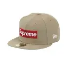 Supreme Grinch Box Logo New Era Fitted Hat Khaki Size: 7 1/4