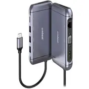 mbeat MB-UCD-X9 X9 Elite 9-in-1 USB-C Docking Station with USB-C PD 100W, HDMI, VGA, SD/MicroSD and USB 3.0 [MB-UCD-X9]