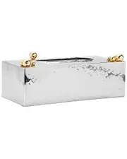 Alice Pazkus Hammered Tissue Box