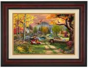 Thomas Kinkade Studios Fox and the Hound 12 x 18 LE S/N (Choice of Frame)