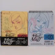 J SCOTT CAMPBELL: The RUFF STUFF VOL. 1 & 2 Sketchbook SET SIGNED By Artist