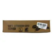 Black Flexible Heavy Duty Cold-Resistant 50FT Extension Cord POWGRN X00385A5RN