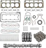 E1840P Sloppy Mechanics Stage 2 Camshaft Cam Kit with LS7 Lifter, Spring, Head Gaskets and Bolts Kit for 1997-2007 LS LS1 5.3L 5.7L Engine