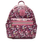Loungefly The Nightmare Before Christmas Jack and Sally Hearts Mini-Backpack - E