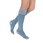 Rejuva® Stripe Knee High 15-20 mmHg Compression Socks