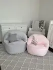 Bean bag - Large Grey Smitten Creations Childrens bean bag