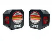 Quake Led Qte1042 New Metal Tek Jl Tail Lights (for: Jeep)
