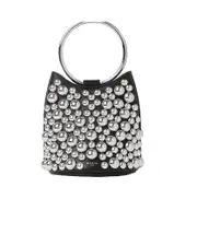 mini Ring bucket bag One size Black