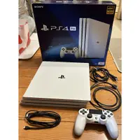 在飛比找蝦皮購物優惠-PS4 PRO 7218B 1TB 主機 9成新 冰河白