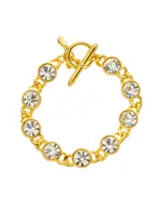 Kenneth Jay Lane Plated Tennis Bracelet