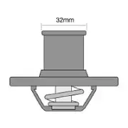 TRIDON Std Thermostat For Peugeot 206 1.4 - SOHC 8V 03/02-03/04 1.4L TP3UJP (for: Peugeot)