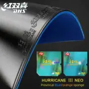 Table Tennis Rubber Professional Tacky Ping Pong Rubber with Blue Orange Sponge
