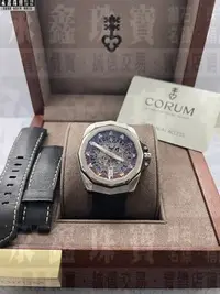 在飛比找Yahoo!奇摩拍賣優惠-CORUM 崑崙 Admiral 45 Squelette鈦