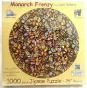 SunsOut 35047 Monarch Frenzy 1000 Piece Jigsaw Puzzle • Lori Schory • NEW