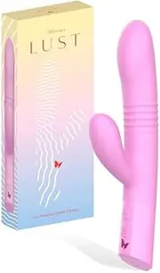 Lust 10" Thrusting Rabbit Vibrator