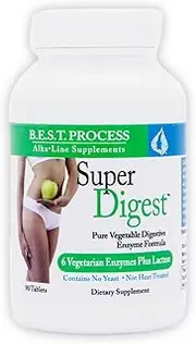 Super Digest (90 CT) Digestive Enzymes | Papaya, Pineapple, Amylase, Protease, Cellulase, Lactase & Lipase for Enhanced Digestion & Nutrient Absorption | Morter HealthSystem B.E.S.T. Process Alkaline