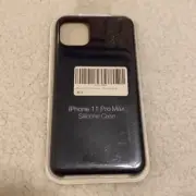 Apple iPhone 11 Pro Max silicone blue case