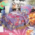 Looney Tunes Space Jam Michael Jordan Bugs Twin Sheet Set with Bedskirt 1996 New