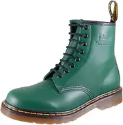 [Dr. Martens] Dr.Martens Womens 1460 8 Eyelet Green Leather Boots 8.5 US