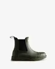 Hunter ORIGINAL Womens Dark Olive Commando Chelsea Boots